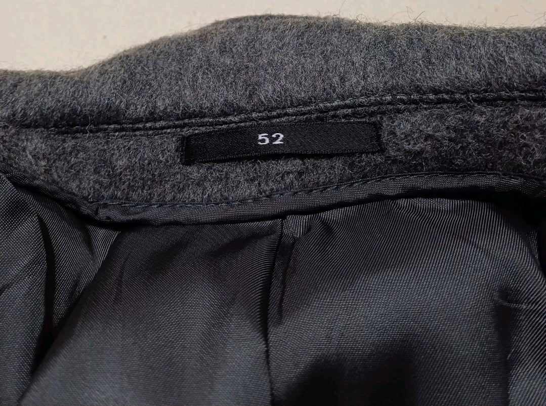 Vintage All Weather Tirol Loden Mens Wool Button Coat Long Overcoat Size 52