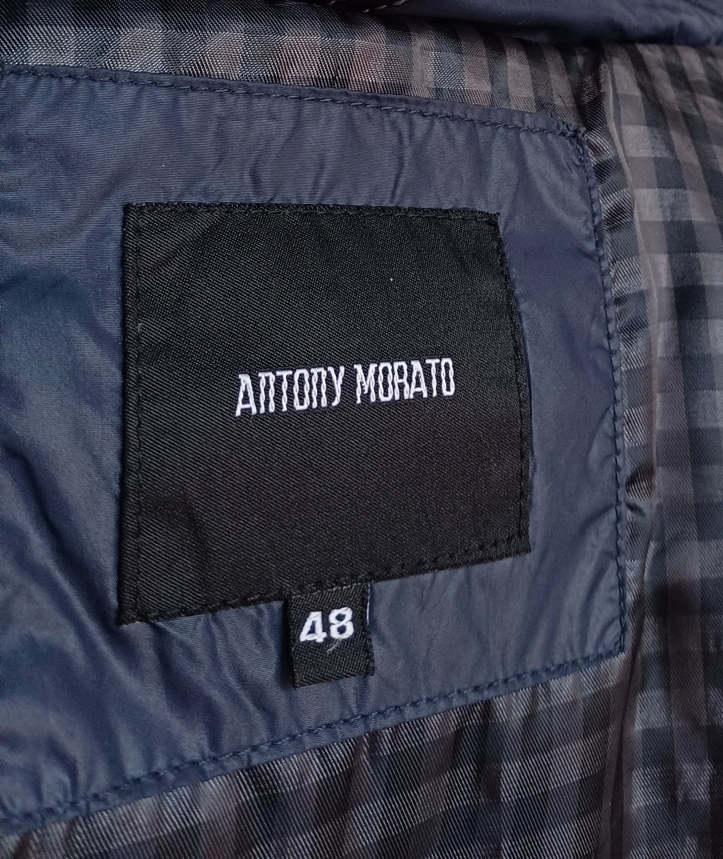 Anthony Morato Button Quilted Double Breasted Down Blazer Jacket Size EU 48/Mens M