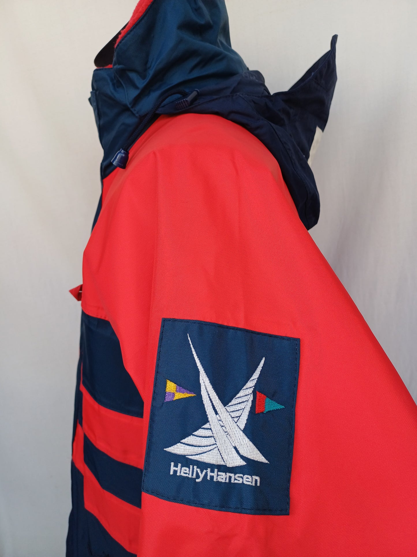 Vintage Helly Hansen Full Zip Hooded Sailing Jacket Mens S