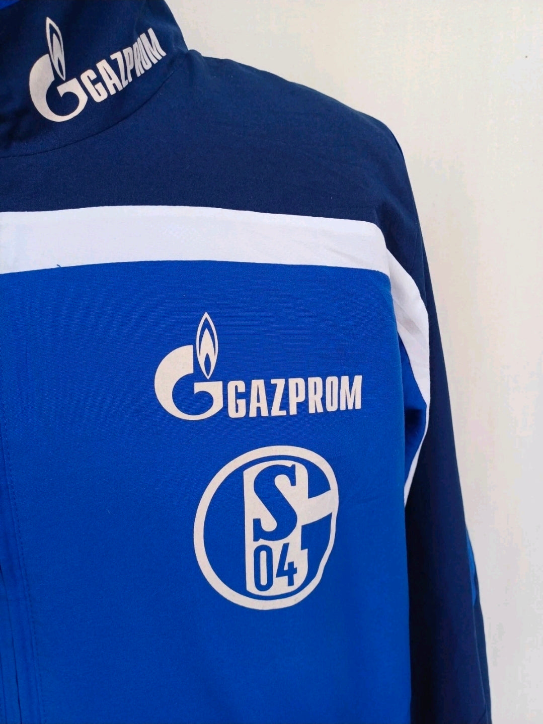 Schalke 2007/2008 Adidas Mesh Lining Zip Track Top Jacket Mens L