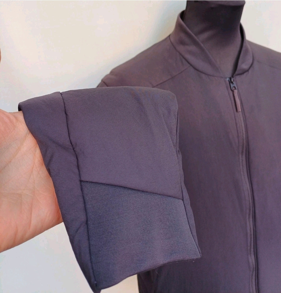 Arcteryx Seton Bomber Zip Jacket Gray Lightweight Mens M