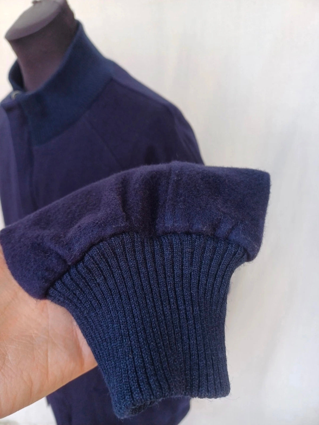 Vinatge 80s BMW M Style Head Reversible Wool/Cashmere Jacket Size 52/Mens L