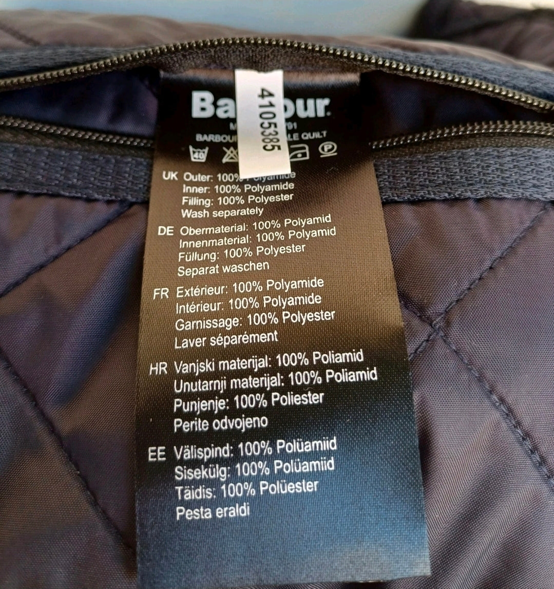 Barbour Liddesdale Quilted Snap Padded Jacket Mens 2XL