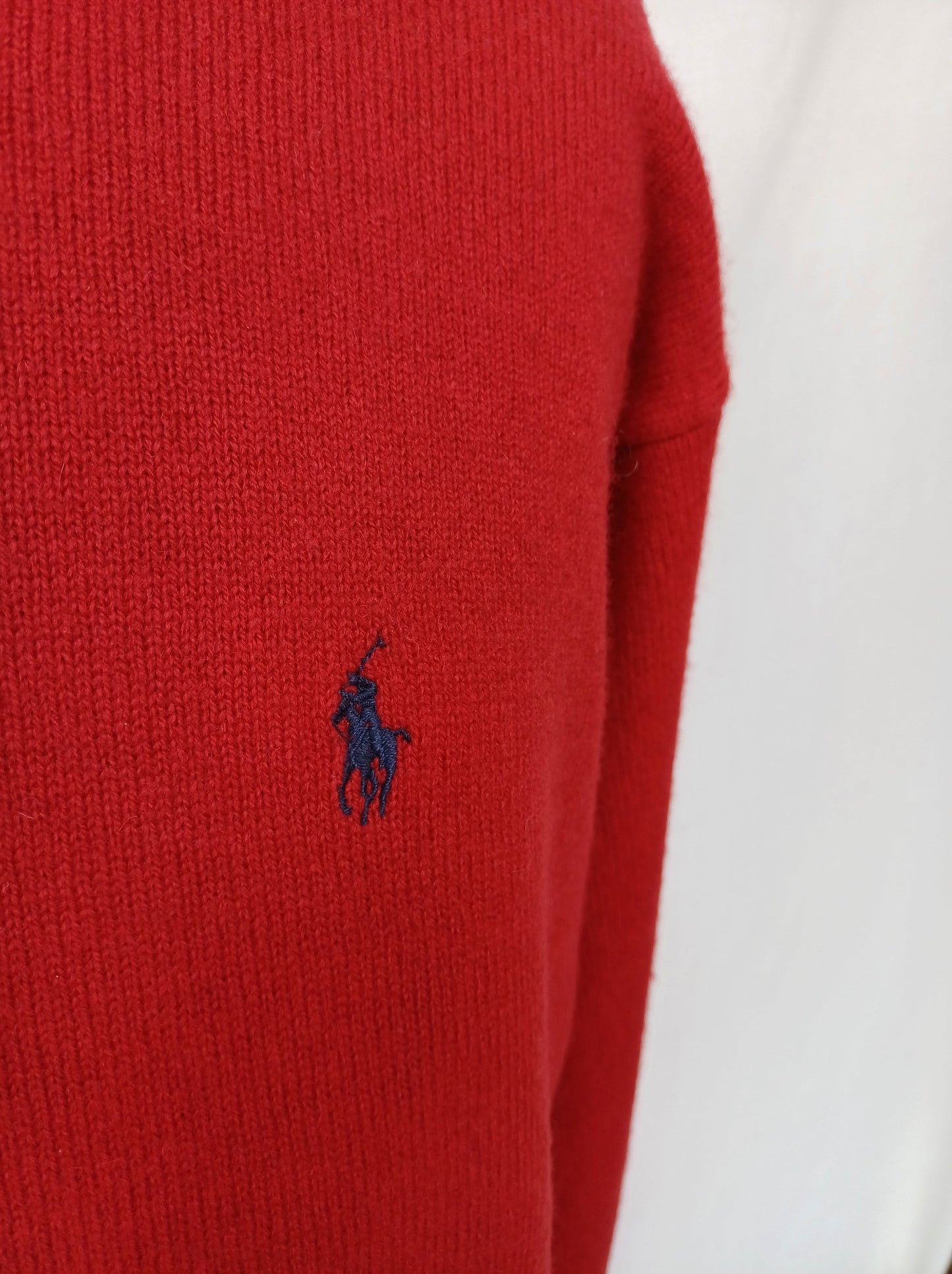 Polo Ralph Lauren 100% Lambswool Crew Neck Sweater Mens L