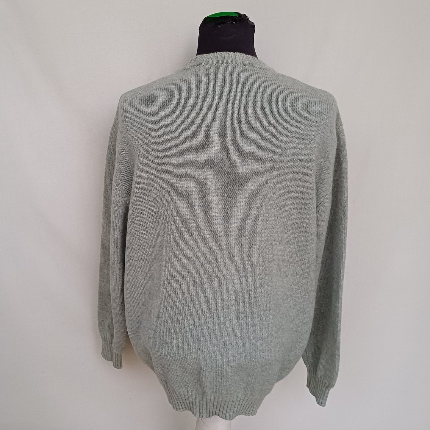 Burberry London Merino Wool/Cashmere Crew Neck Sweater Mens L
