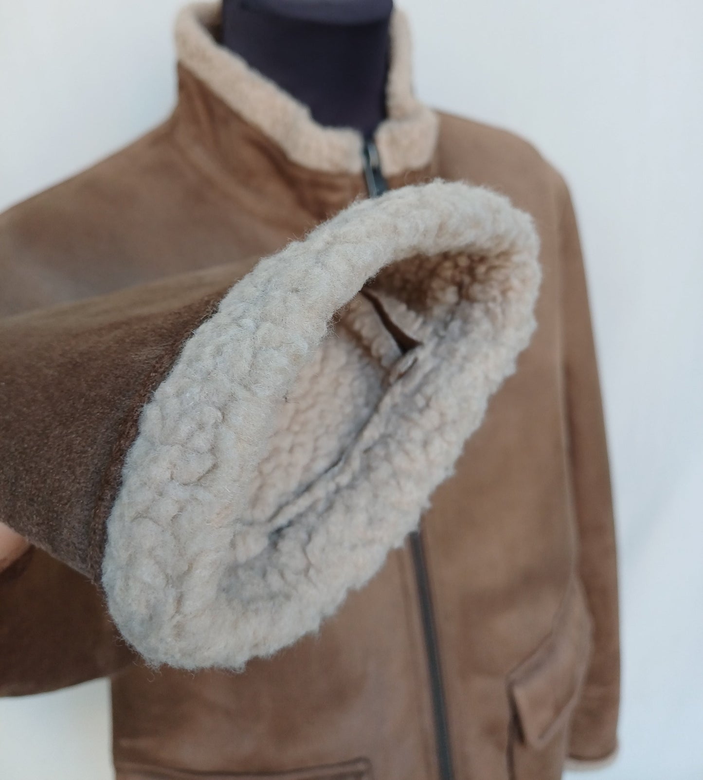 Threadbare Faux Shearling Fur Jacket Mens XL