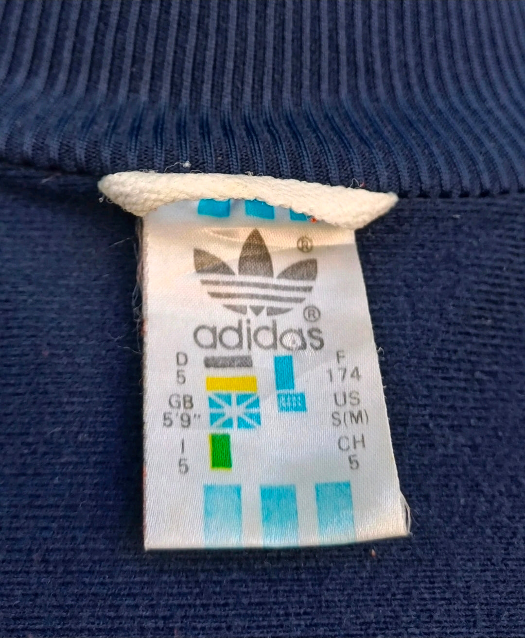 Vintage 90s Adidas Trefoil Logo Zip Track Top Jacket Mens M