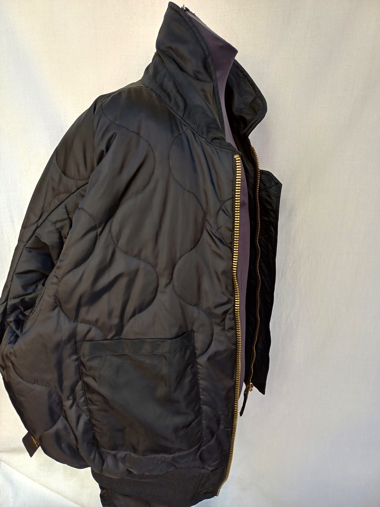 Alpha Industries CWU-45/P Full Zip Flight Bomber Jacket Size Mens XL