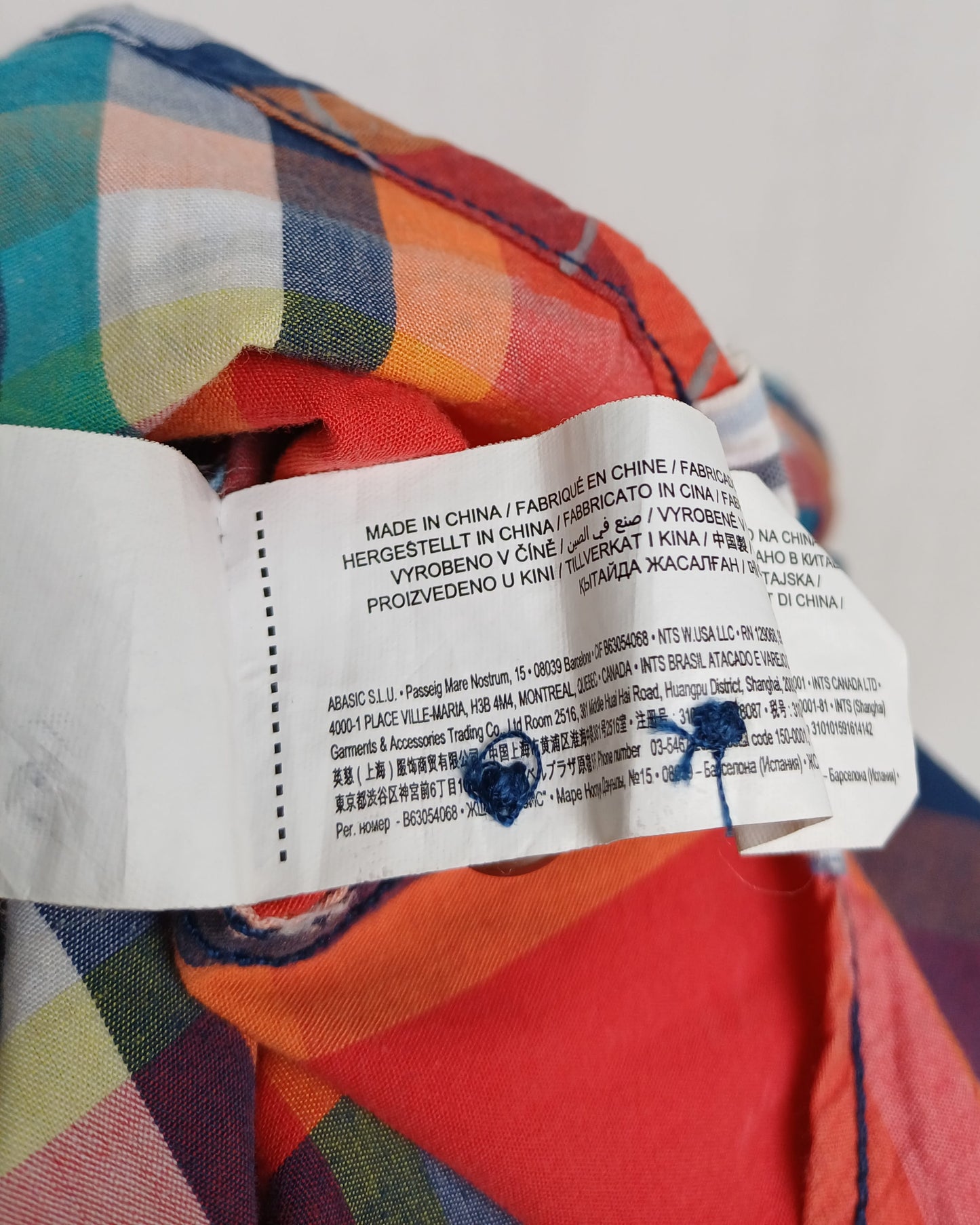 Desigual "Ready To Go" Regular Fit Cotton Button-Up Shirt Mens L