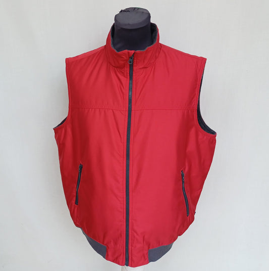 New Without Tags Chaps Ralph Lauren Full Zip Fleece Lined Vest Mens  L