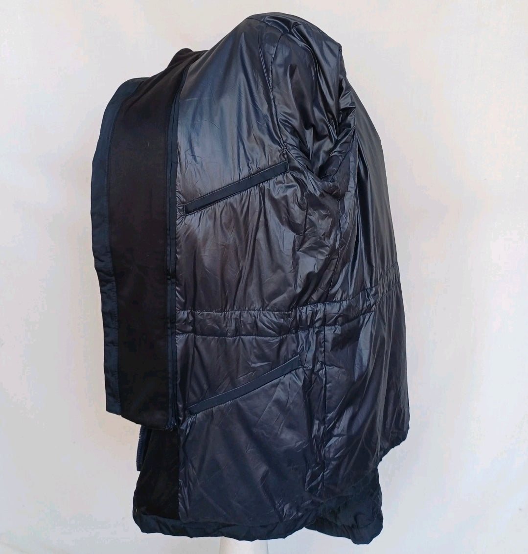 Paul & Shark Double Zipper Multi-Pockets Field Padded Hooded Jacket Mens L