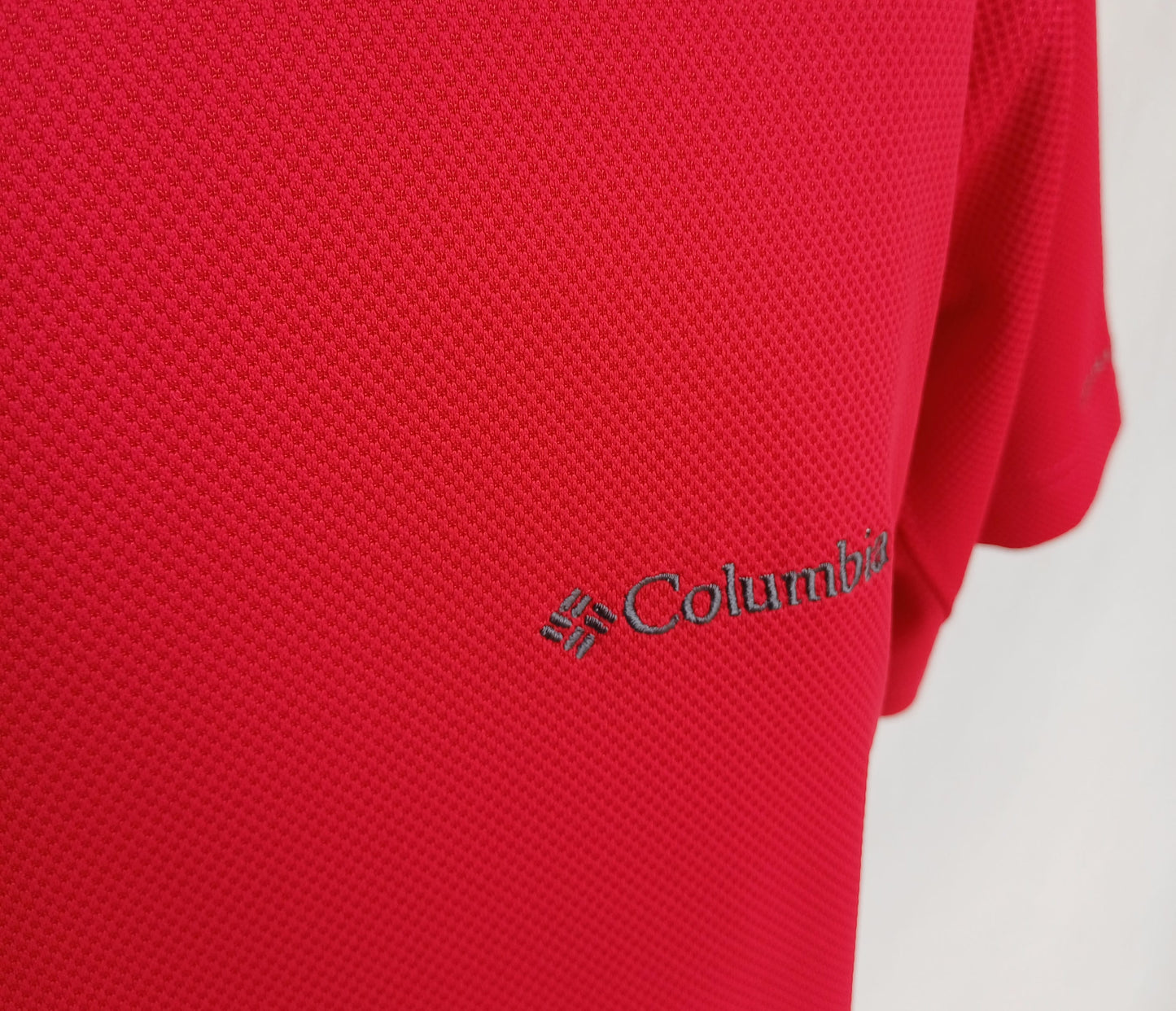 Columbia Omni-Shade Polo Button Shirt Mens L