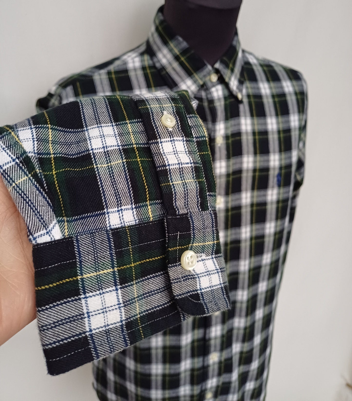 Ralph Lauren Classic Fit Performance Flannel Plaid Button Down shirt Mens S