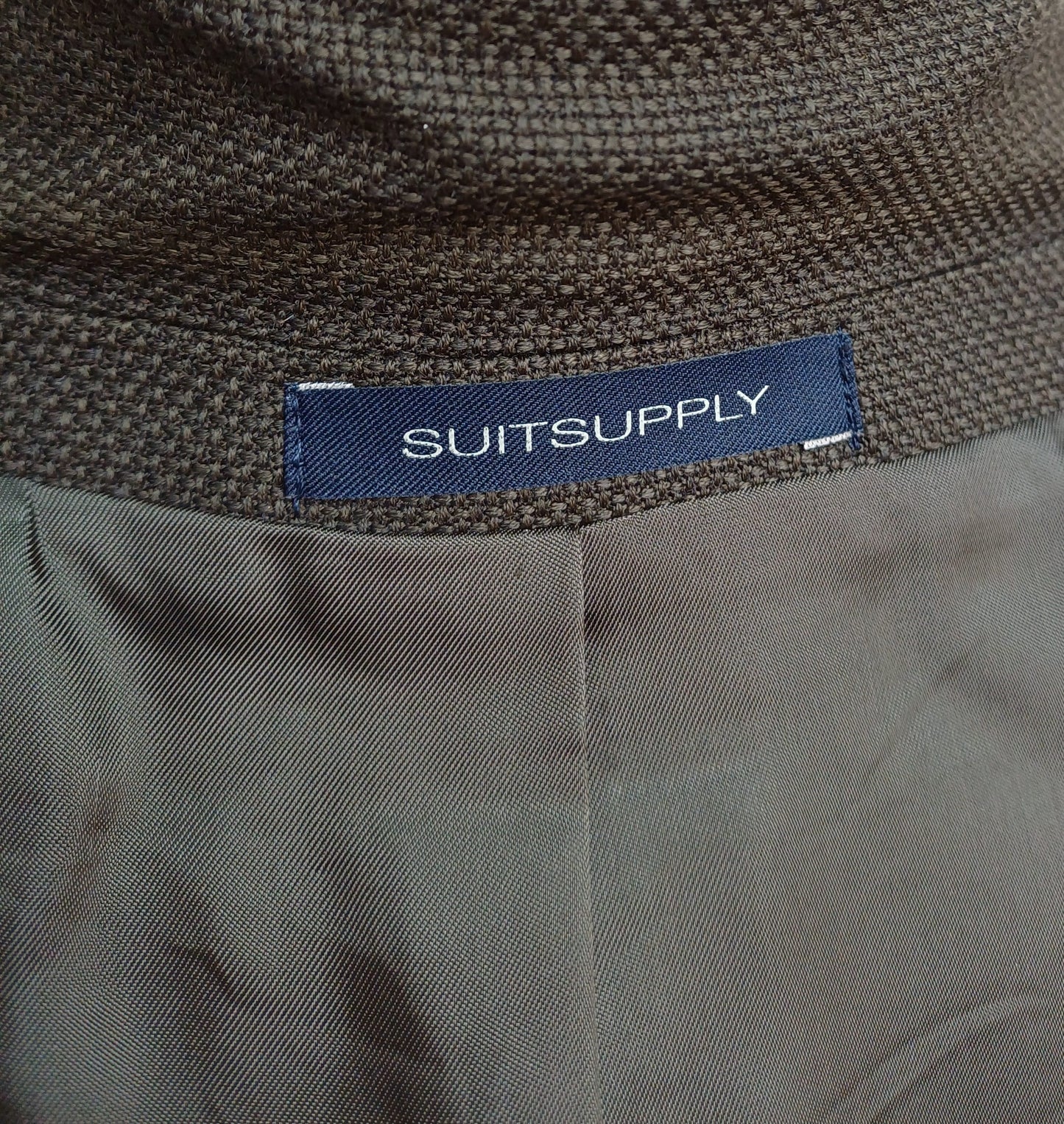 Suitsupply E.Thomas Havana Patch HL Slim Fit Mens Wool Button Blazer Jacket EU 54/US 44