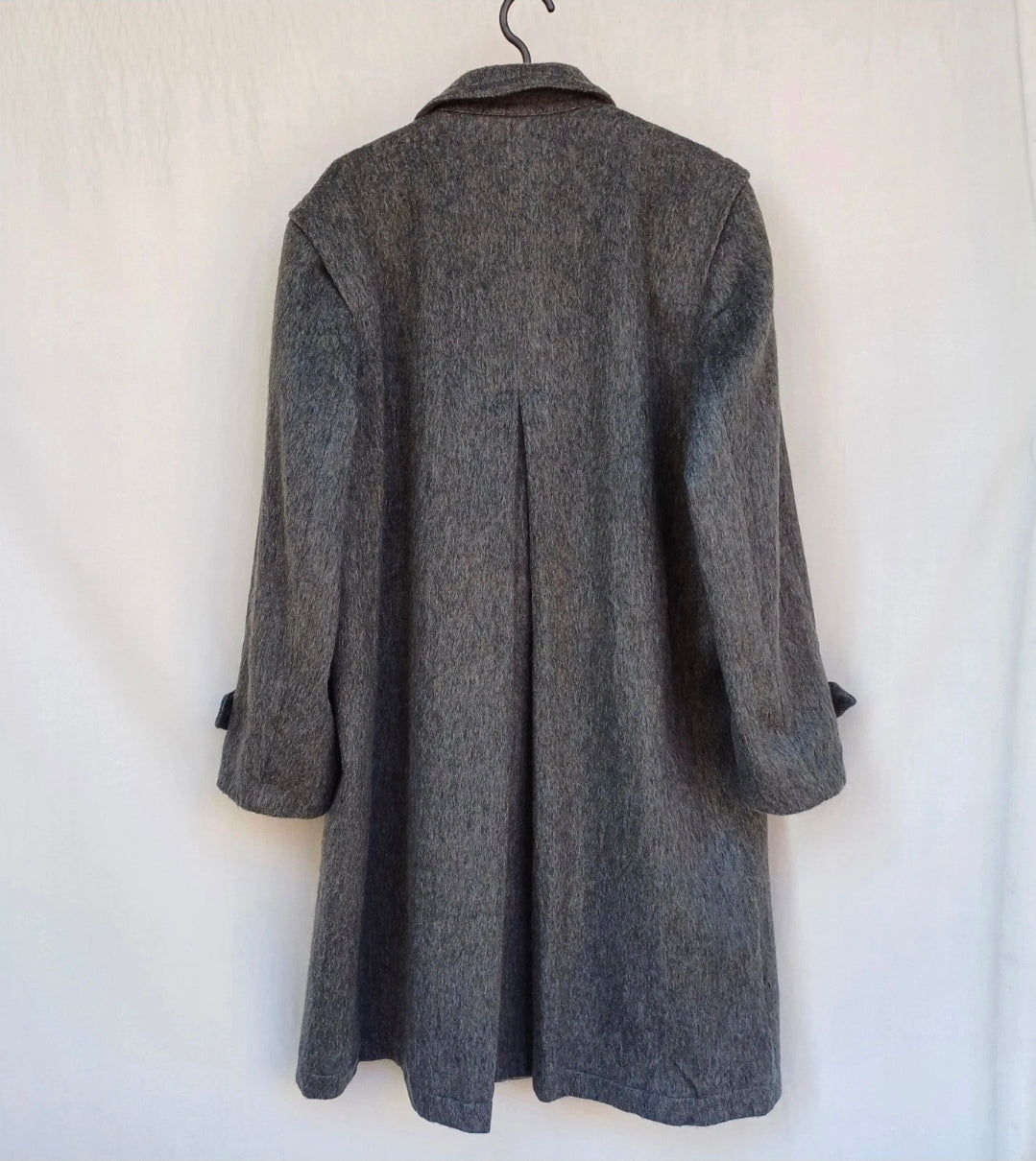 Vintage All Weather Tirol Loden Mens Wool Button Coat Long Overcoat Size 52