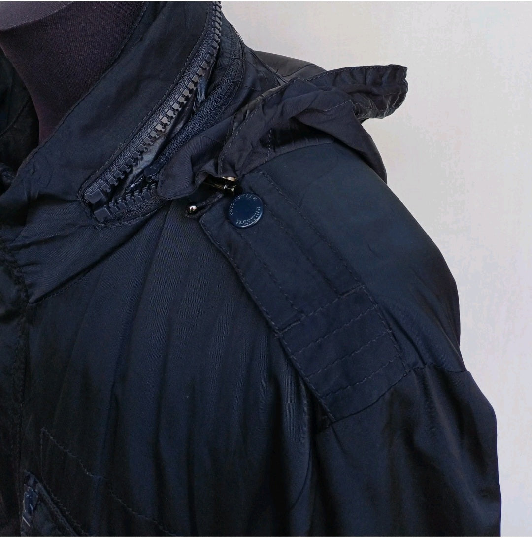 Paul & Shark Double Zipper Multi-Pockets Field Padded Hooded Jacket Mens L