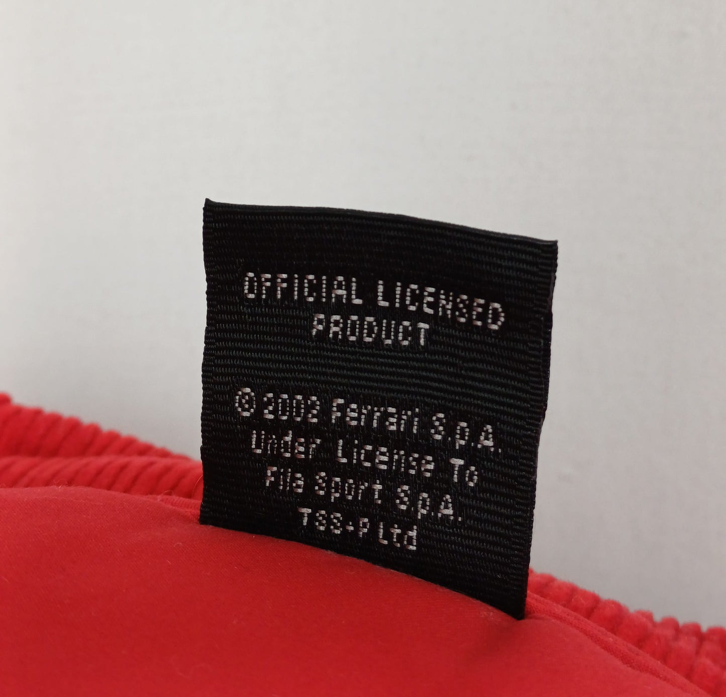 Vintage 2002 Ferrari Official Quilted Snap Padded Jacket Mens L