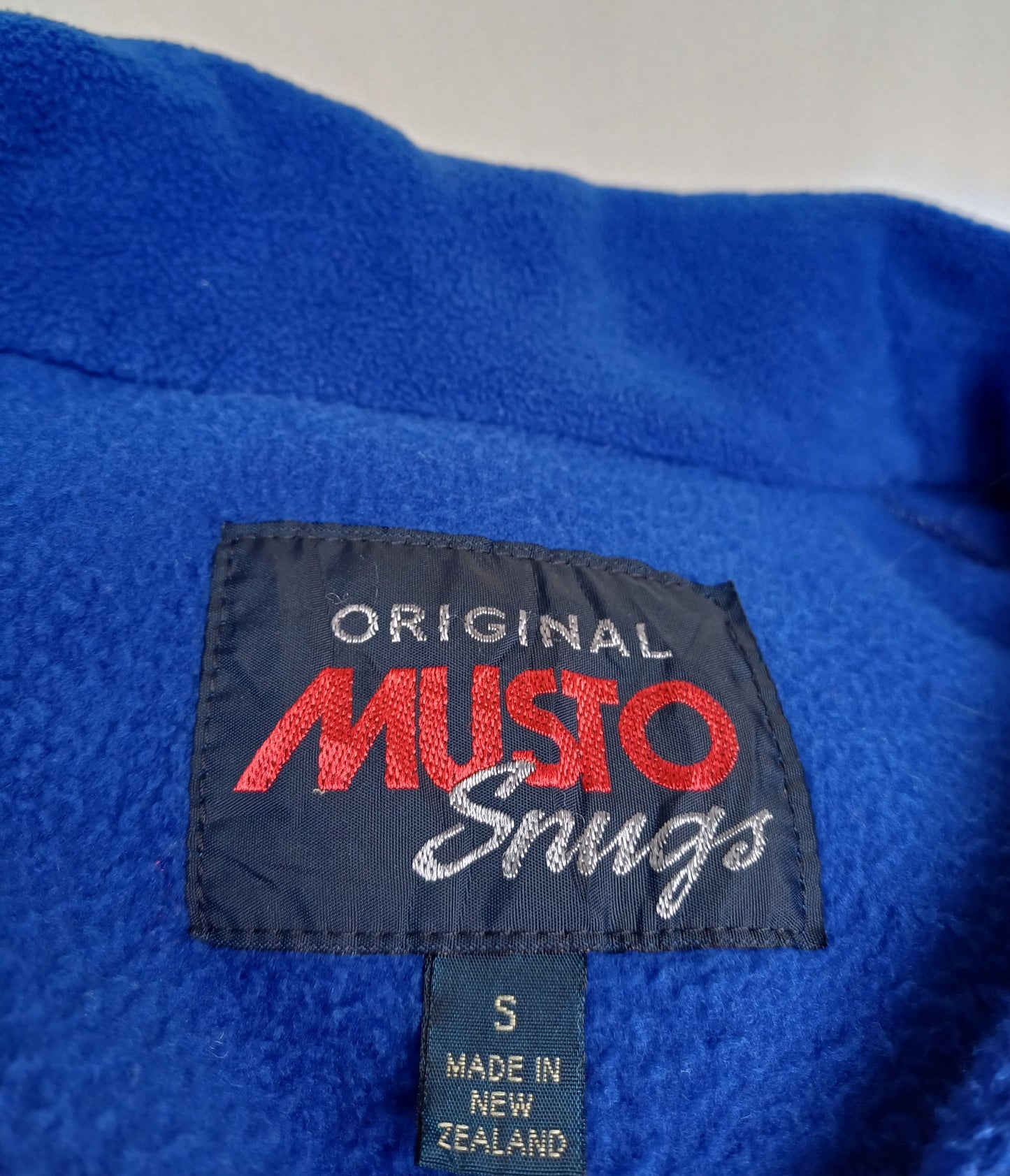 Vintage 90s Musto Snugs Fleece Polartec Snap Pullover Sweater Mens S
