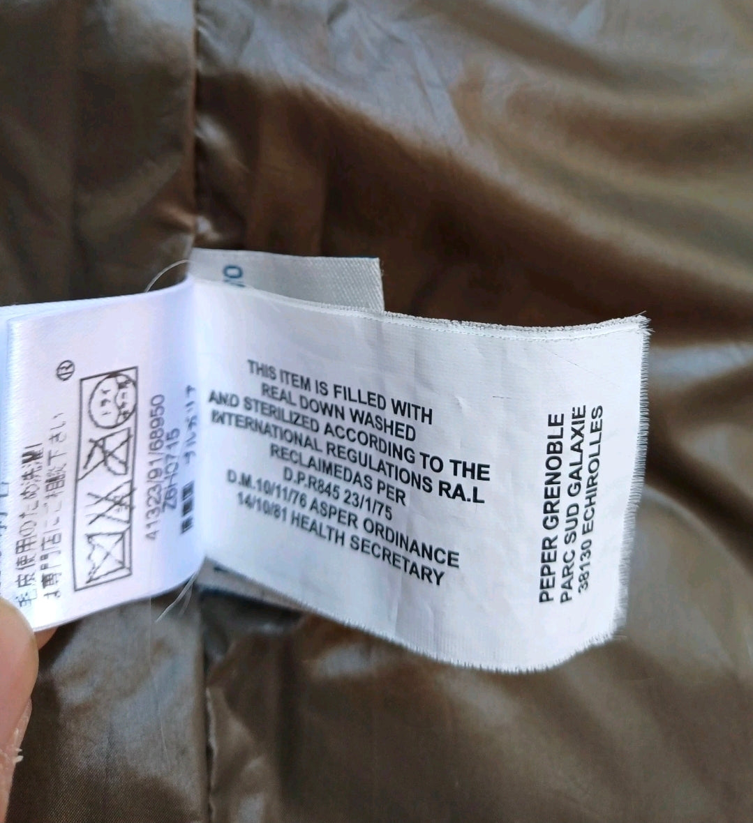 Moncler Bulgarie Real Fur Ski Zip/Button Quilted Puffer Down Jacket Size 2/Mens M