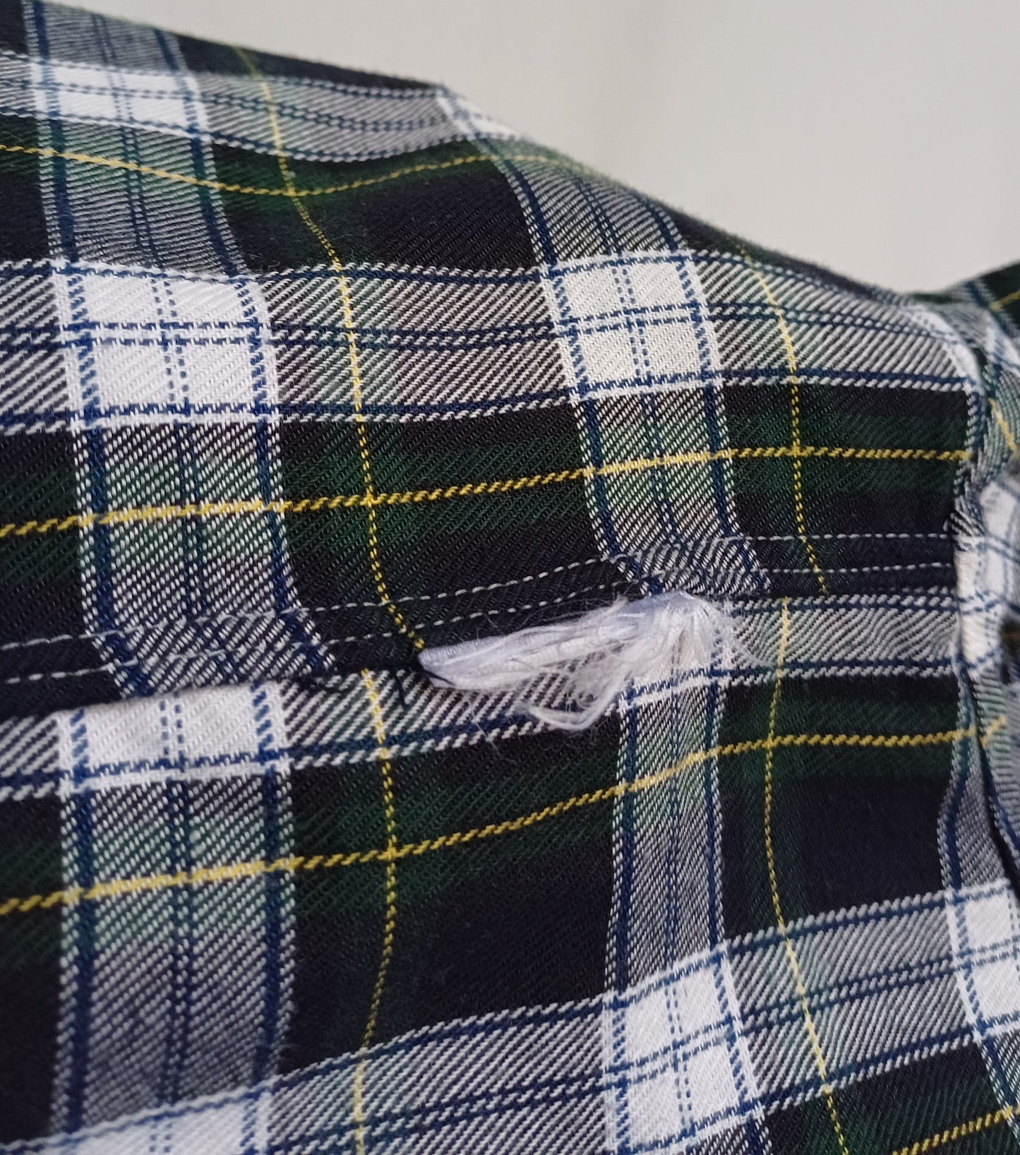 Ralph Lauren Classic Fit Performance Flannel Plaid Button Down shirt Mens S