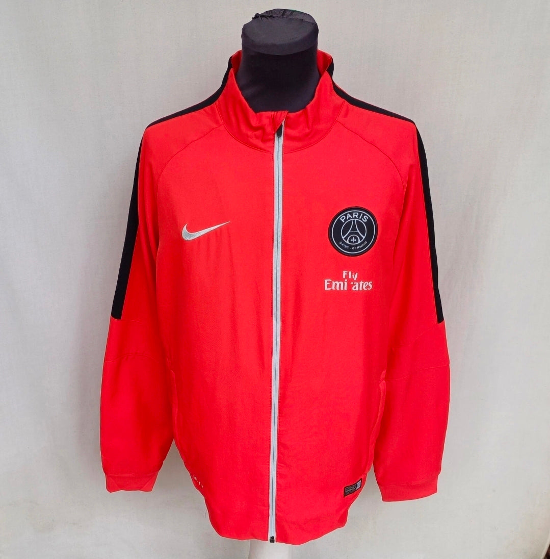 Paris Saint Germain PSG 2015/16 Nike Training Track Top Jacket Mens L