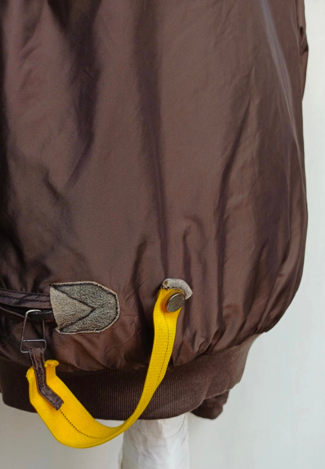 Parajumpers Real Fur Bomber Down Jacket W/Removable Lining Mens M