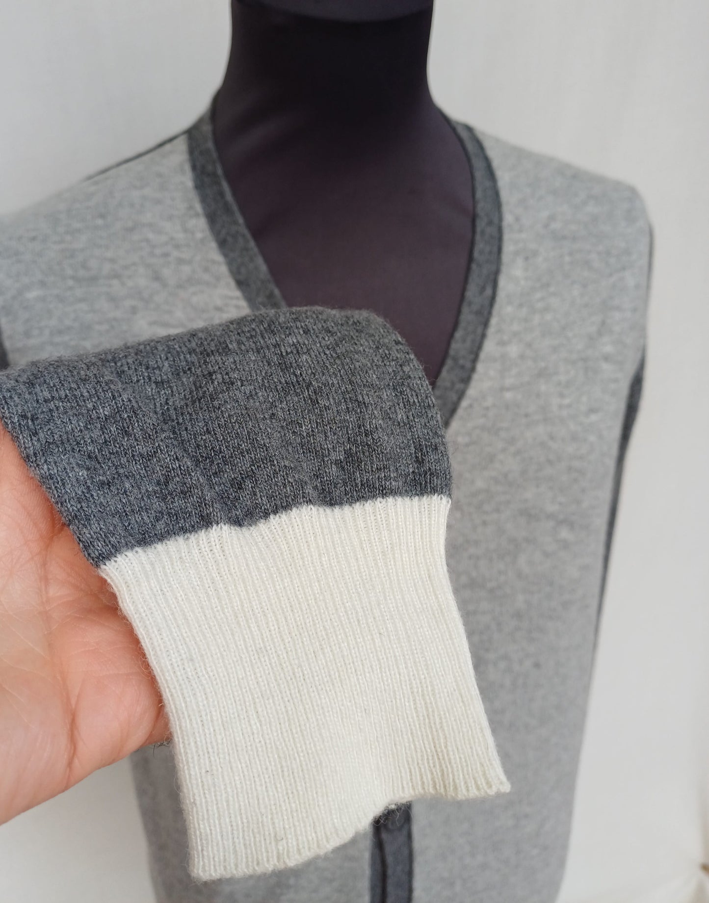 New Without Tags Manuel Ritz Wool/Cashmere Button Cardigan Sweater Mens M