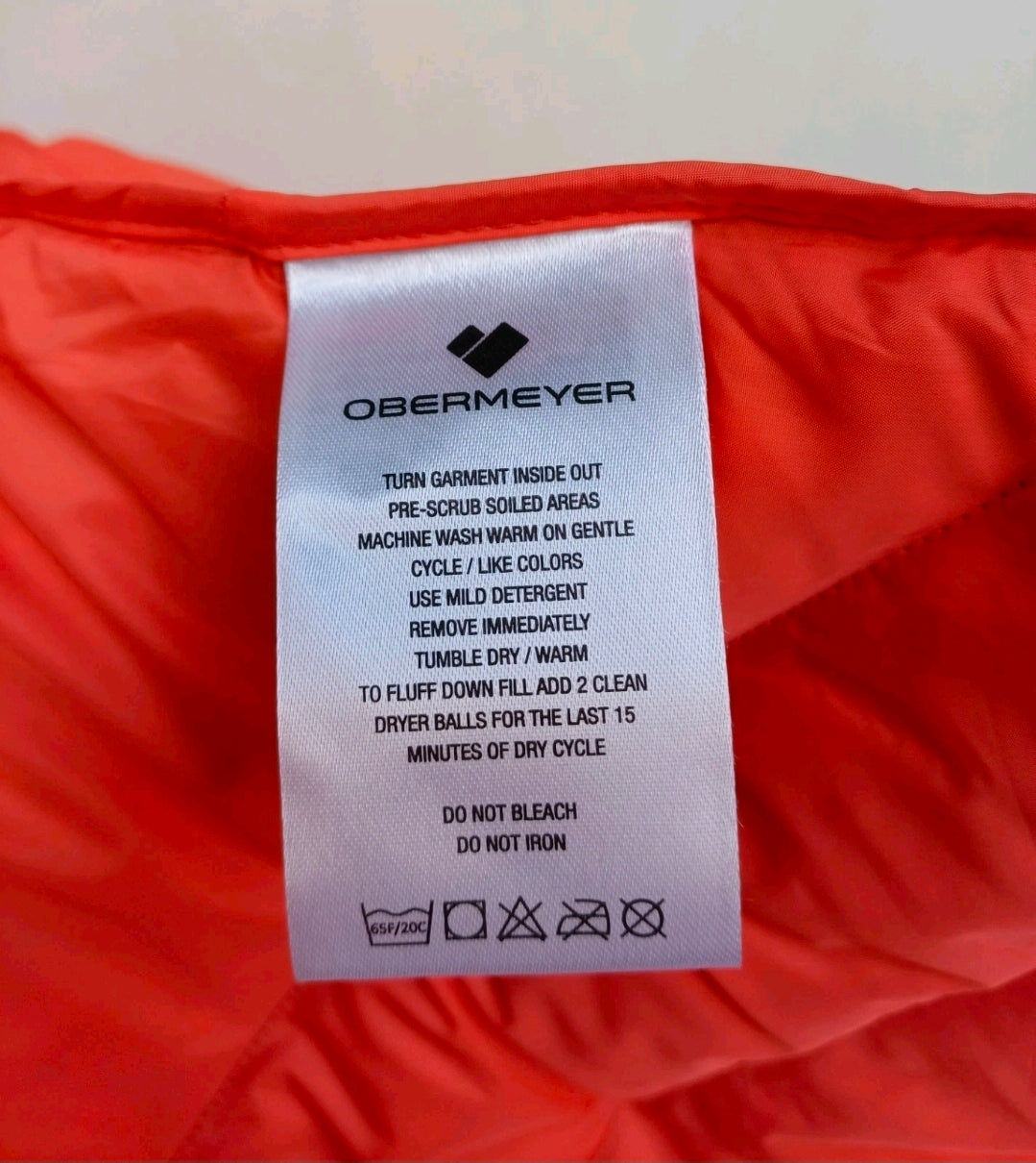 Obermeyer The Dusty Womens Full Zip Quilted Duck Down Jacket Size L