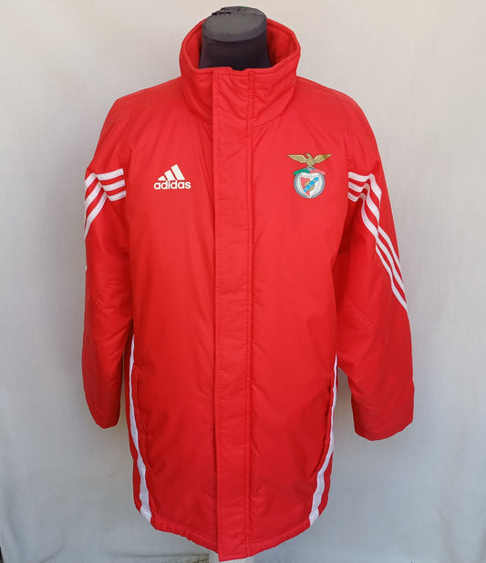 Benfica 2003 Adidas Padded Bench Coat Mens M