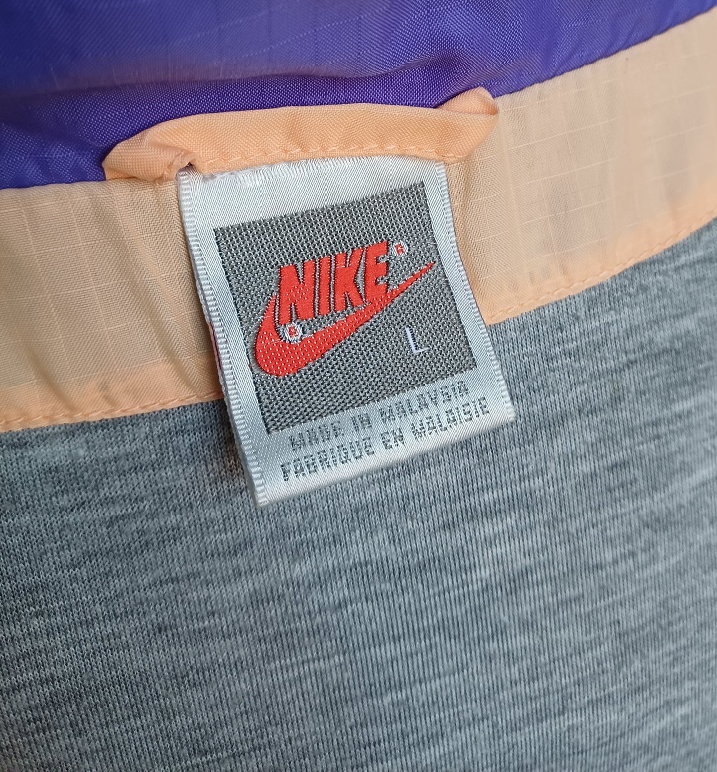 Vintage 90s Nike Maximal Power Windbreaker Track Top Jacket Mens L