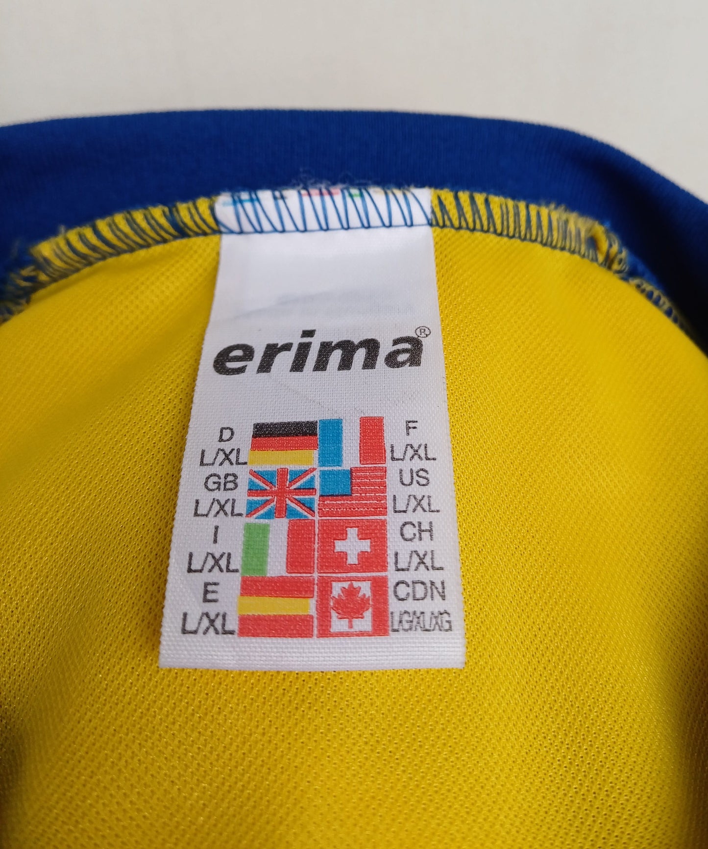 Vintage 90s Erima Template Football Shirt Mens L/XL