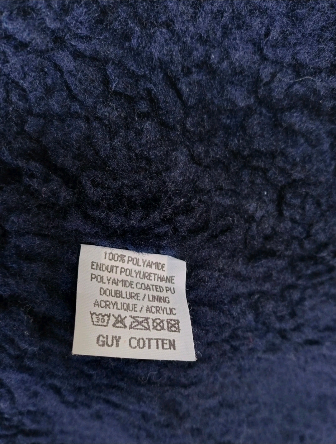New With Tags 80s Guy Cotten Fleece Lined Vest Marine Gilet Mens XL