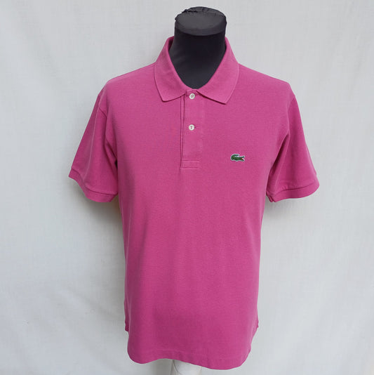 LaCoste Classic Fit Cotton Polo Button Shirt Size 4/Mens M