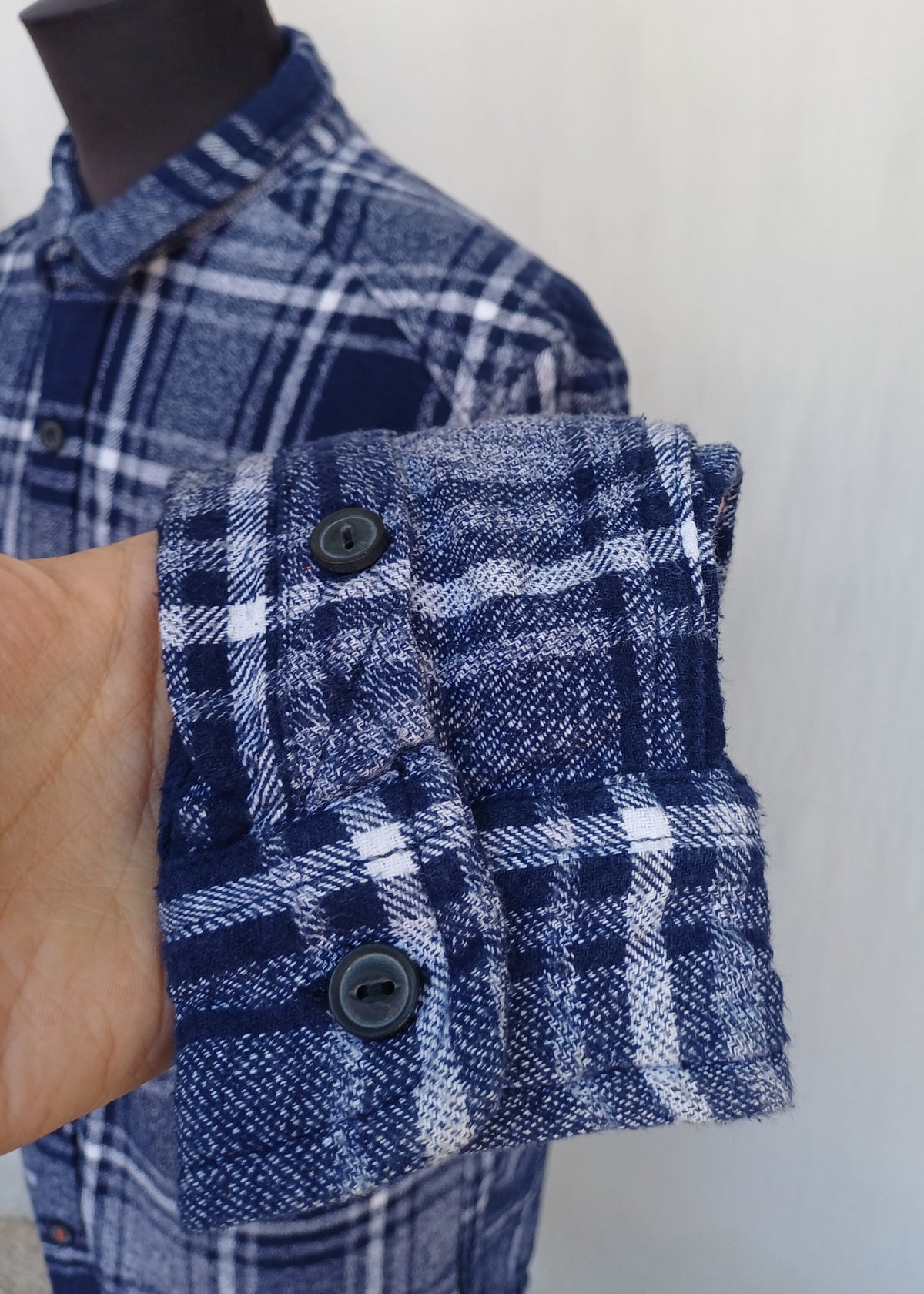 Superdry Lumberjack Fit Plaid Button-Up Flannel Shirt Mens M