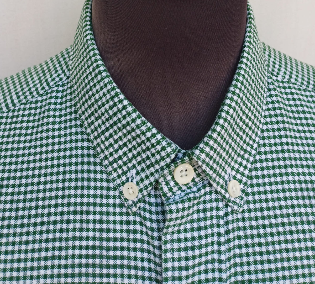 AMI Paris Gingham Cotton Plaid Button Shirt Size 40/Mens M