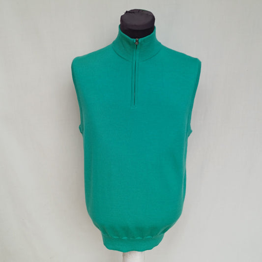 New Without Tags Polo Golf Ralph Lauren Merino Wool Vest Sleeveless Pullover Sweater Mens S