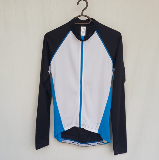 B.Twin full Zip Long Sleeve Cycling Jersey Mens S/M