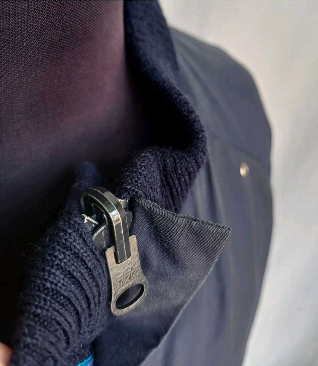 Vinatge 80s BMW M Style Head Reversible Wool/Cashmere Jacket Size 52/Mens L