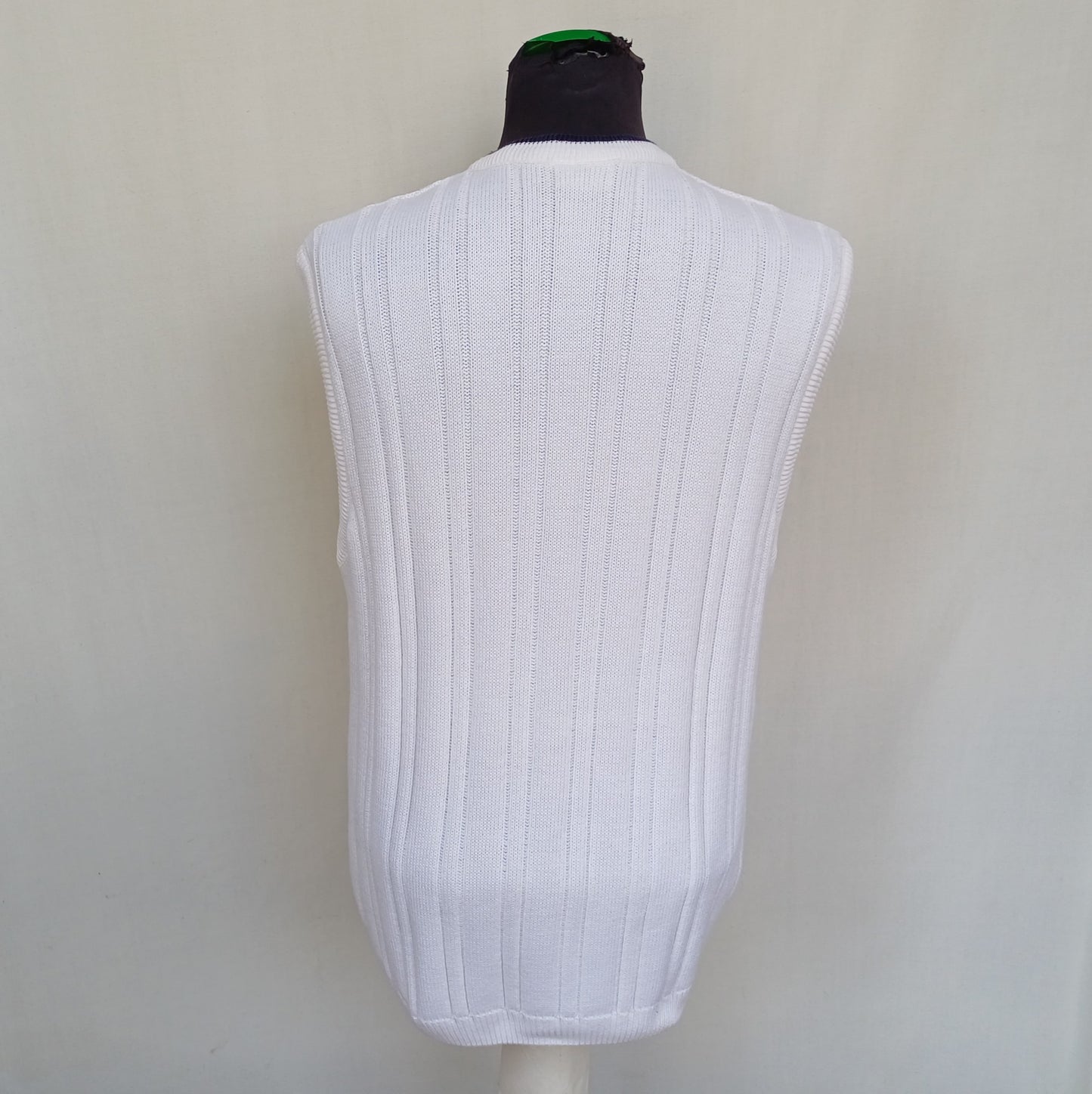 Lacoste Cotton/Acrylic Knit Vest/Sleeveless Sweater Size 6/Mens L