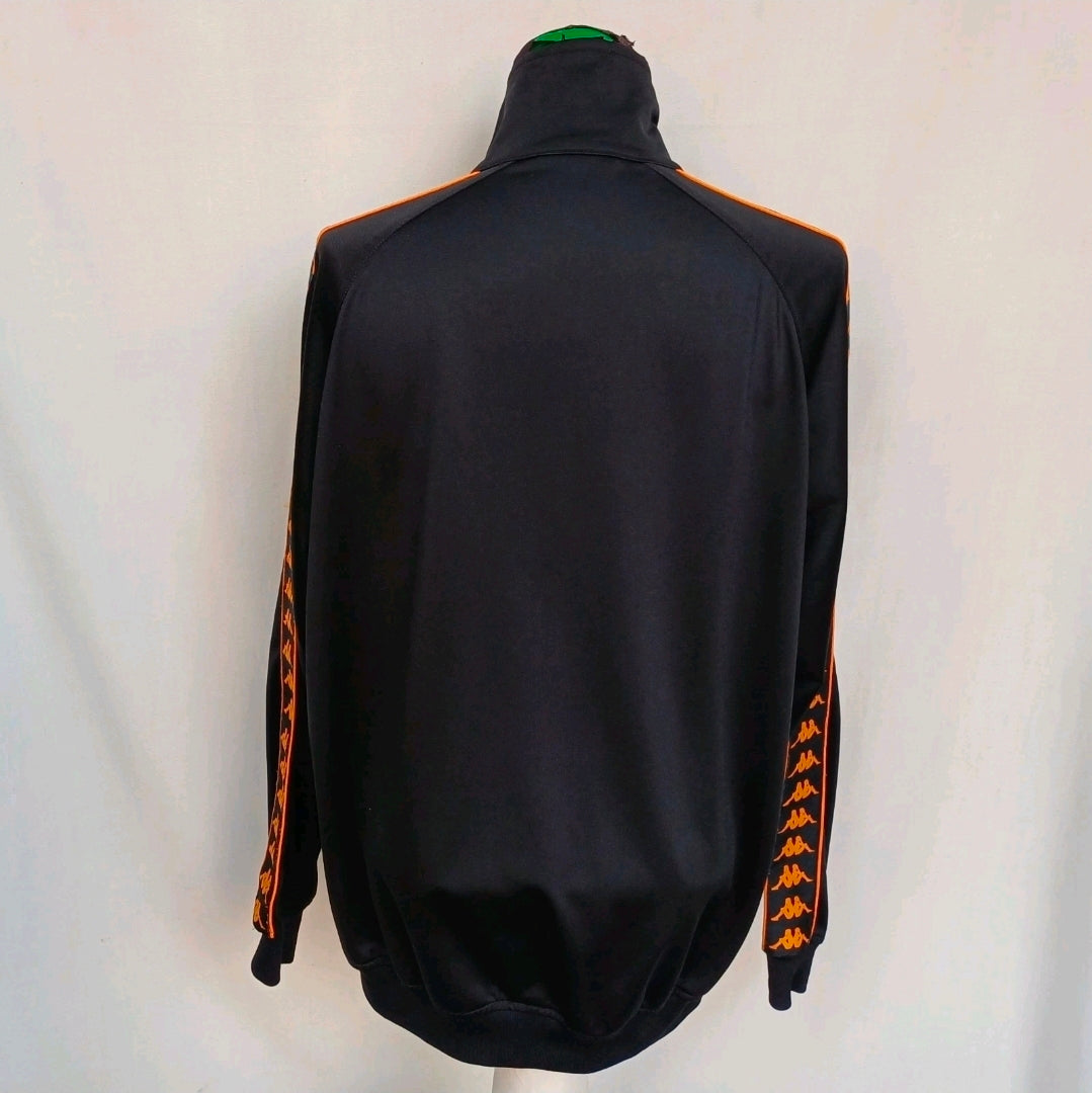 Vintage 90s Kappa Taped Logo Zip Track Top Jacket Mens XL