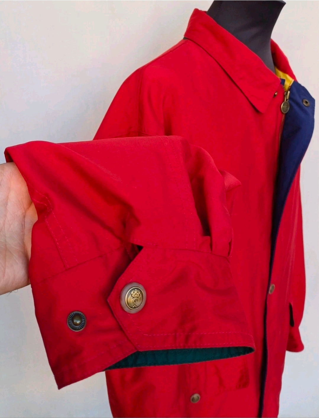 Vintage Gant US Open Golf Zip/Snap Jacket Mens XL