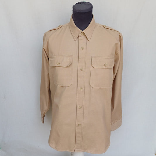 New Without Tags Mil-tec Military Button-Up Shirt Mens M Oversized