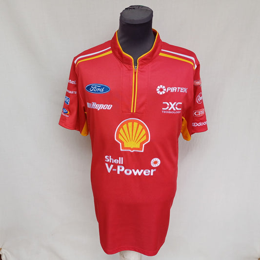 New Without Tags Dick Johnson Racing Polo Button Shirt Mens S
