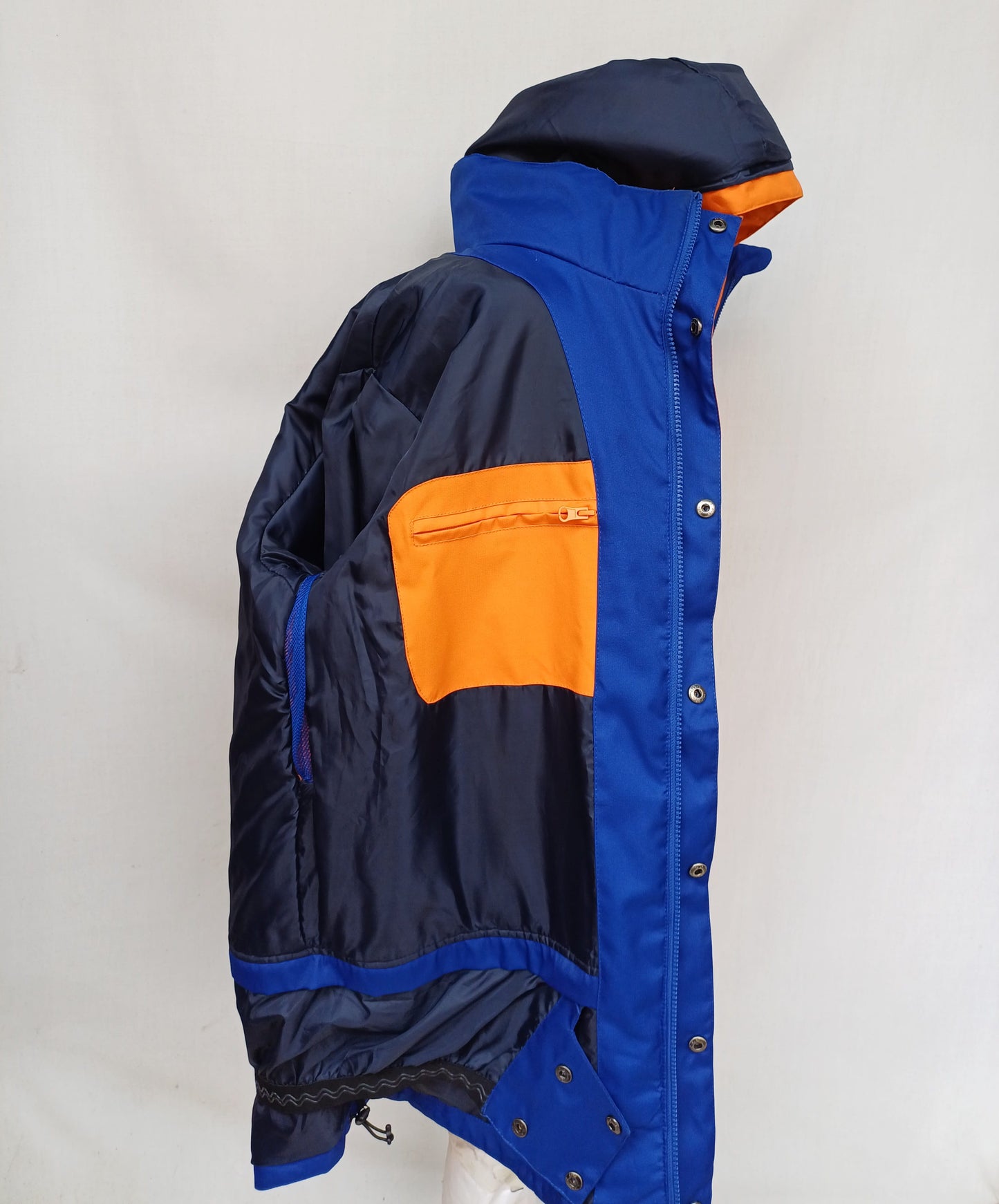Berg Outdoor Zip/Snap Waterproof Hooded Jacket Mens L/XL