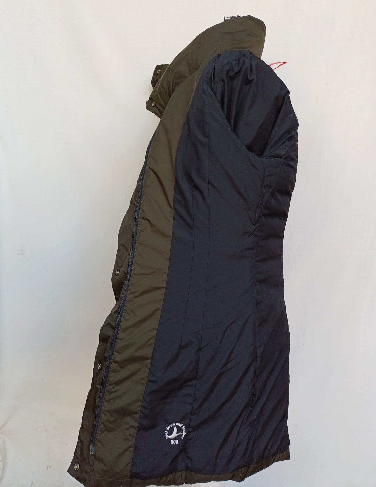 Bogner Fire+Ice Womens Zip/Snap Quilted Puffer Down Long Jacket Size M