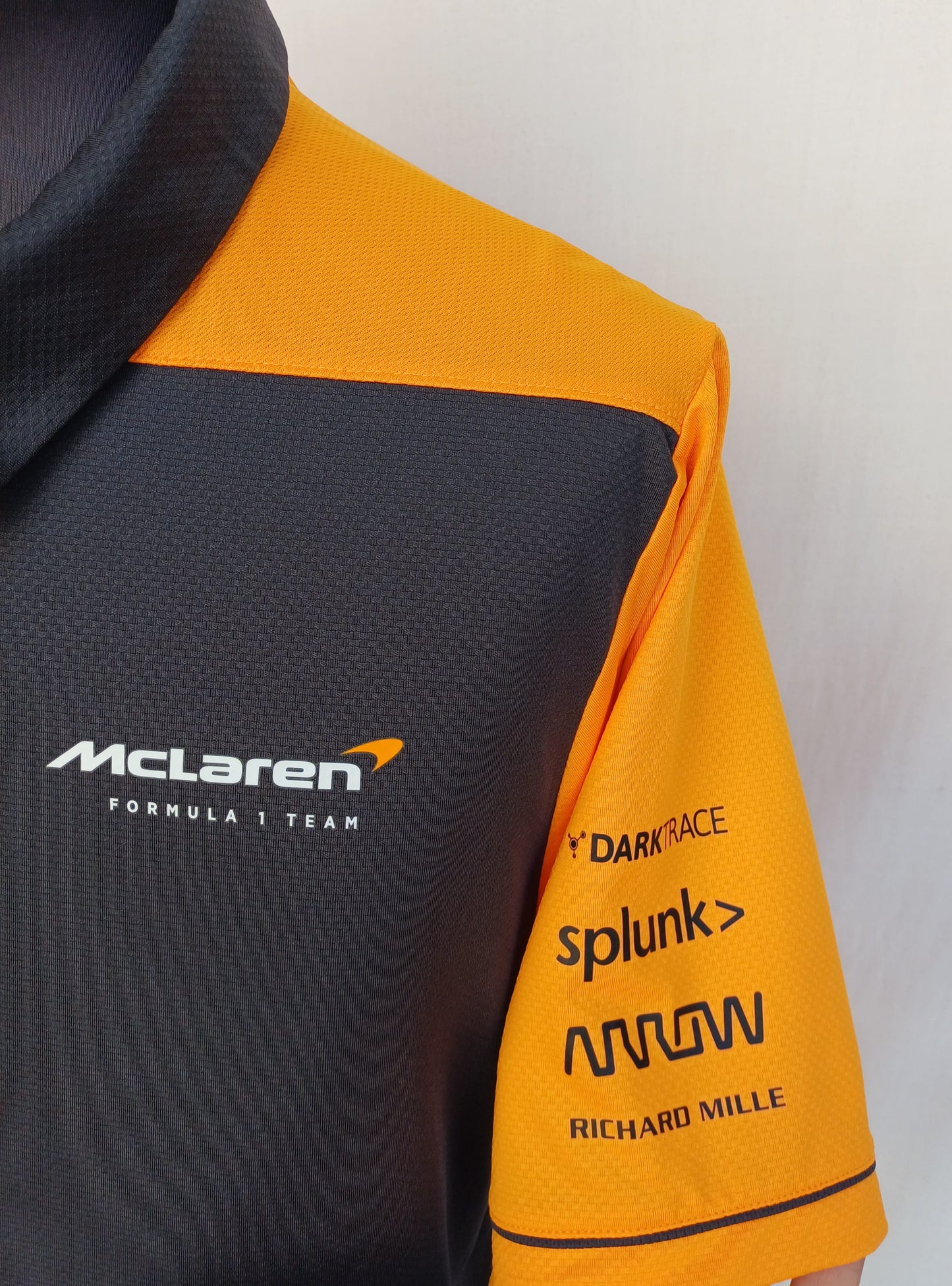 New Without Tags McLaren F1 team Castore Polo Button Shirt Mens XL
