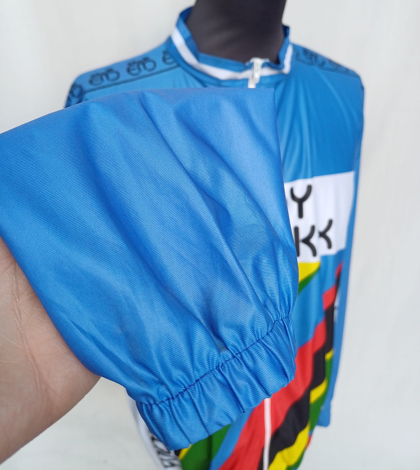 Vintage Eddy Merckx Rhoa-Sport Gamex Full Zip Cycling Jacket Mens 3XL