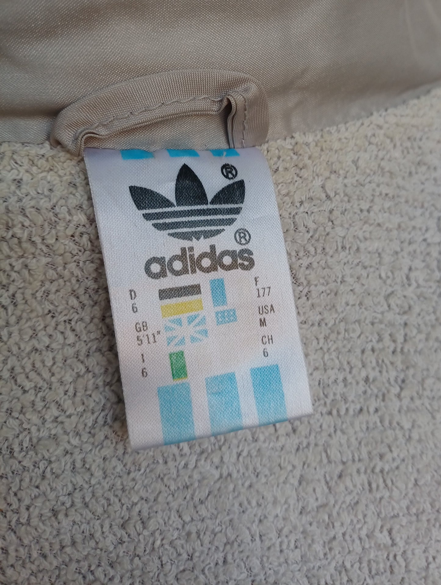 Vintage 90s Adidas Nylon Track Top Jacket Mens M