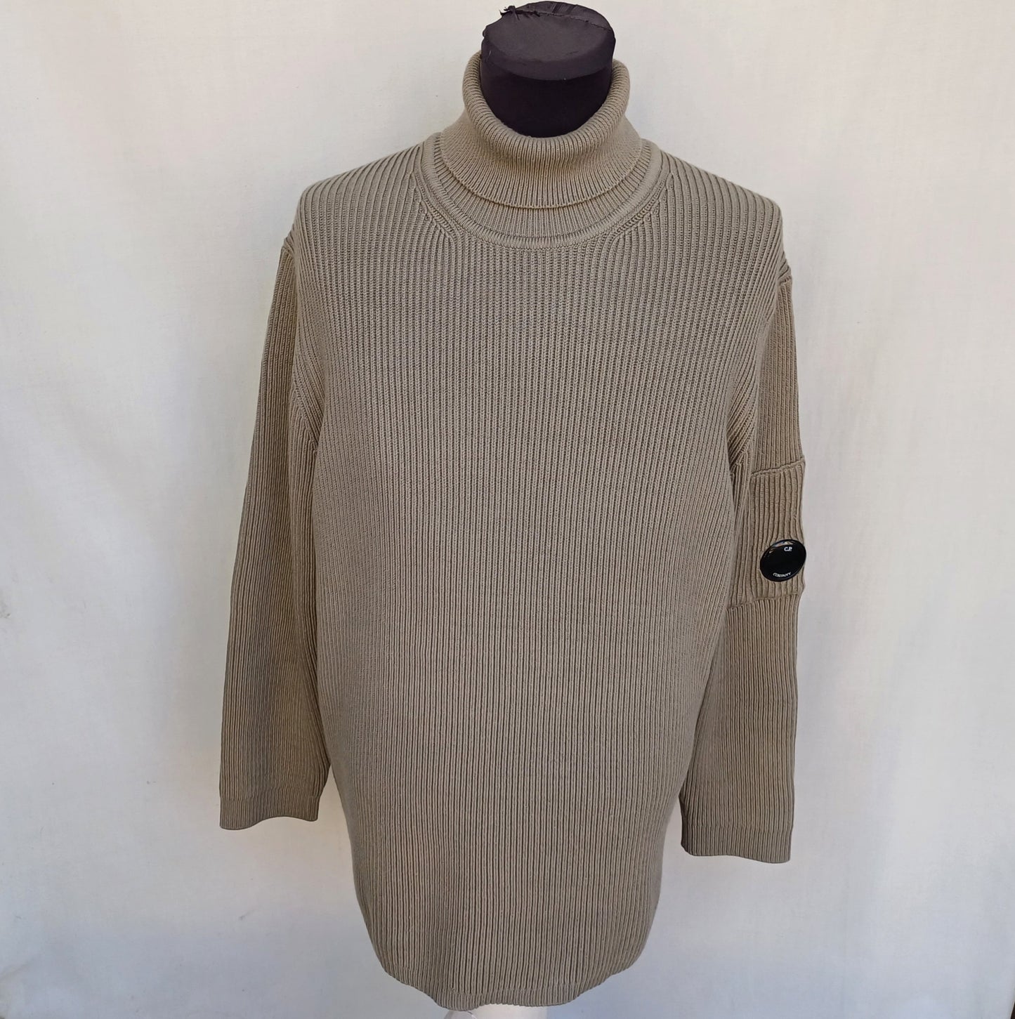 CP Company Cotton/Polyamide Roll Neck Knit Pullover Sweater Mens XL
