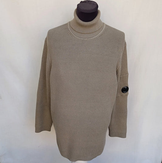 CP Company Cotton/Polyamide Roll Neck Knit Pullover Sweater Mens XL